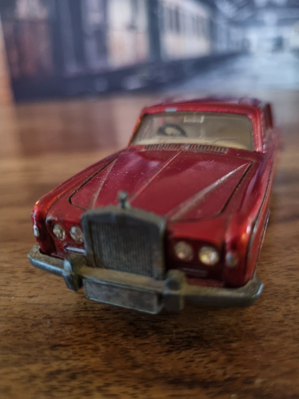 Dinky Toys Rolls Royce Silver Shadow (Rood), Ophalen, Gebruikt