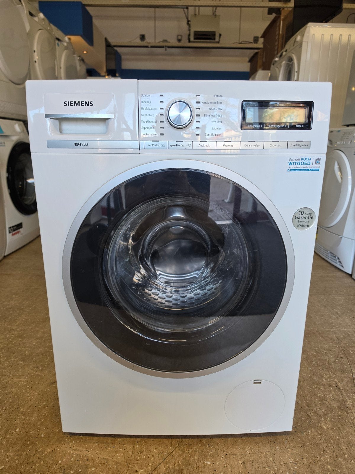 Siemens IQ 800 wasmachine | 9 kilo | A+++ | Gratis thuis 🚚✅, Witgoed en Apparatuur, Jirnsum, 8 tot 10 kg, Energieklasse A of zuiniger