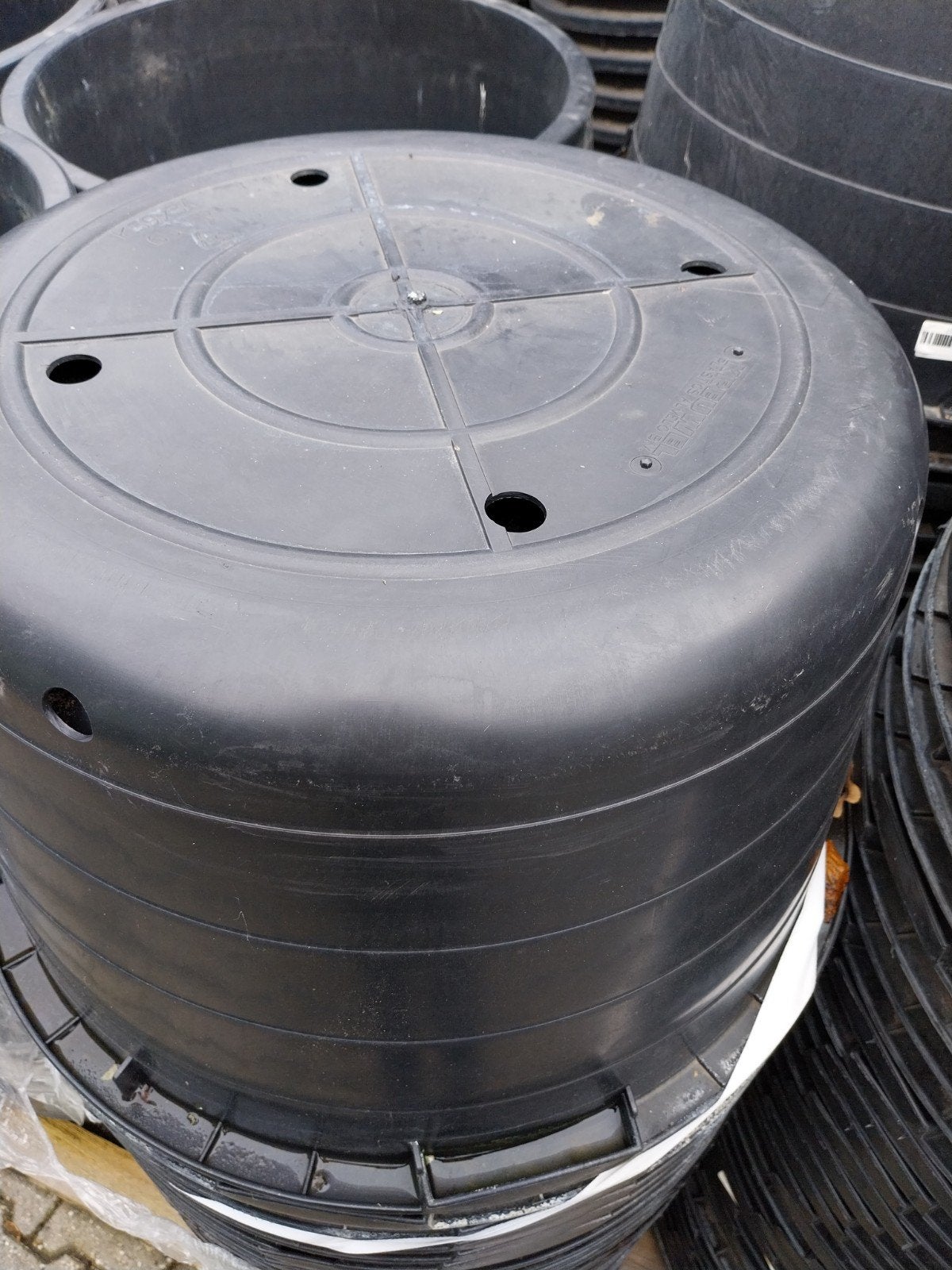 Nieuwe Kreuwel Plastics 65 liter boomcontainers, Ophalen, Kunststof, Nieuw, Onbekend