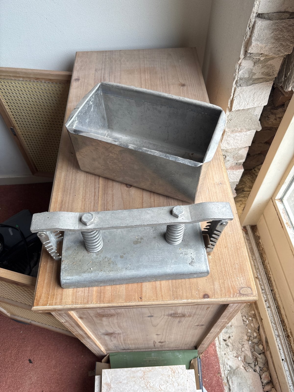 Vintage Broodbakvorm met Deksel - Aluminium, Ophalen