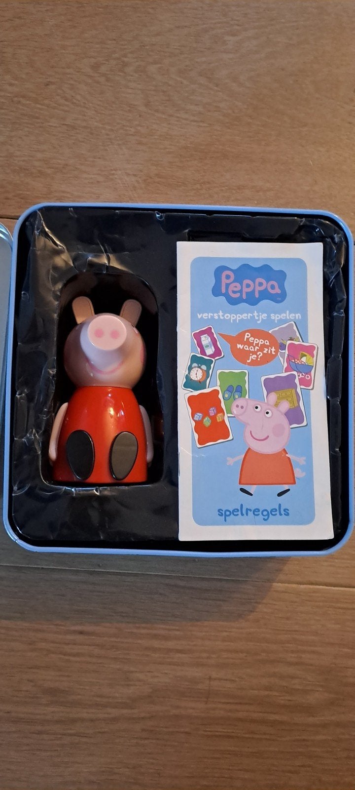 Peppa pig verstoppertje spelen in blik, Ophalen of Verzenden, Speelset, Met geluid