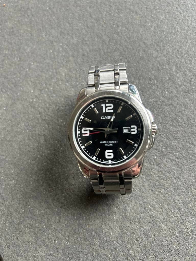 Casio horloge, Ophalen, Zo goed als nieuw, Staal, Casio
