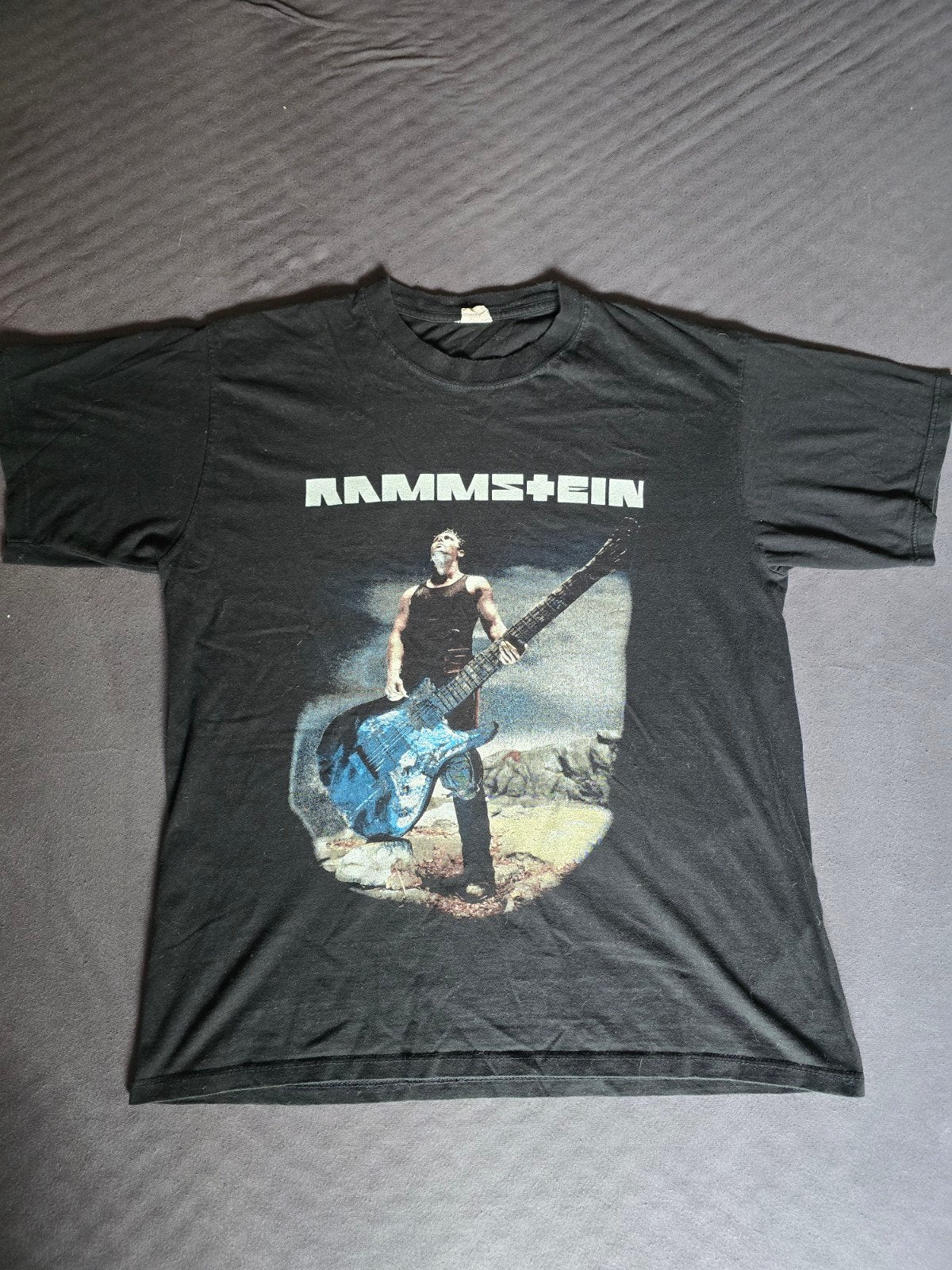 Original Vintage 2001 Rammstein Mutter Europa Tour Shirt, Ophalen of Verzenden, Gedragen, Maat 56/58 (XL), Zwart