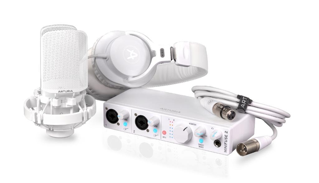 Arturia MiniFuse Recording Pack (wit), Computers en Software, Extern, ., Nieuw, Ophalen of Verzenden
