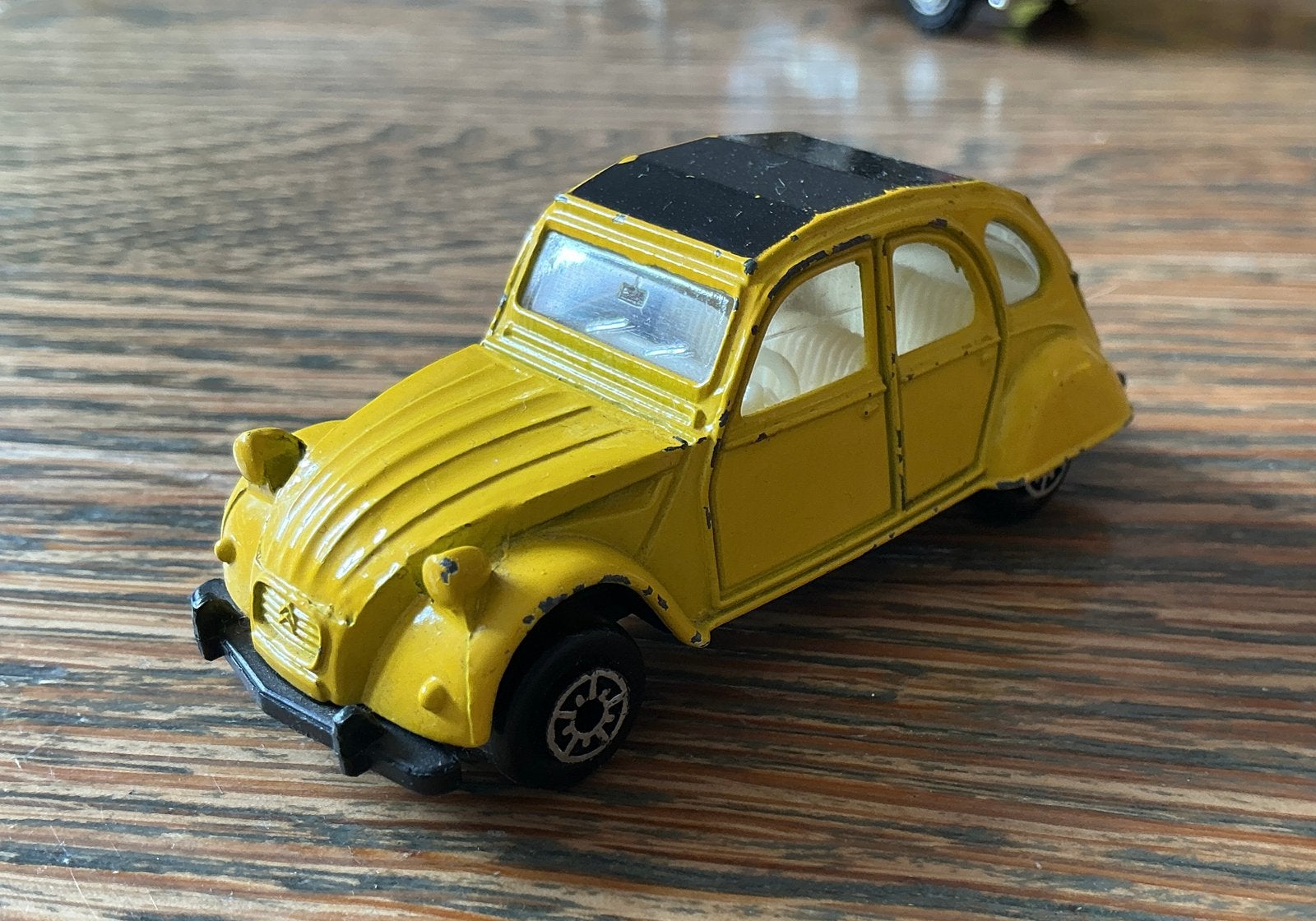 Gele Lelijke eend Citroën 2 cv auto, Ophalen, Gebruikt, Auto