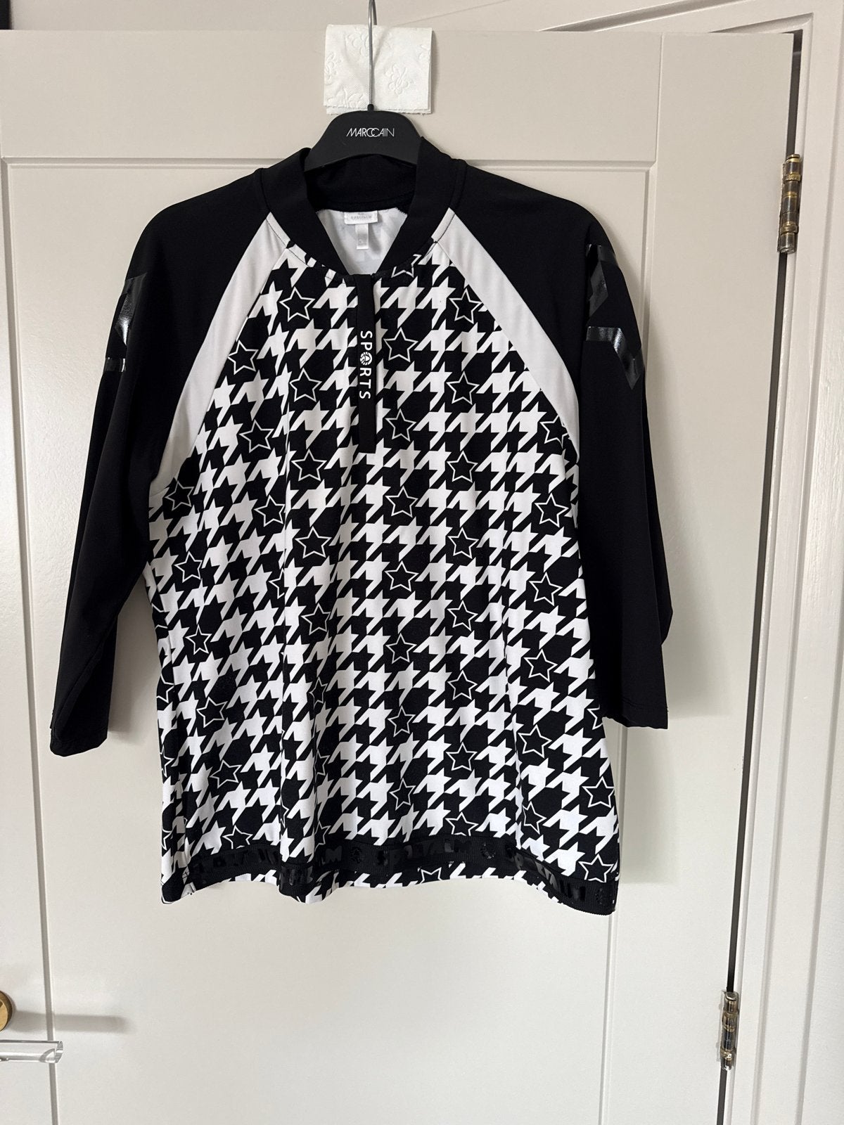 Sportalm shirt zwart wit maat 44, goede staat, Zwart, Ophalen of Verzenden, Gedragen, Maat 42/44 (L)