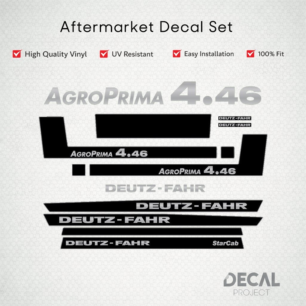 Vervangende Stickers Deutz AgroPrima 4-serie, Verzenden