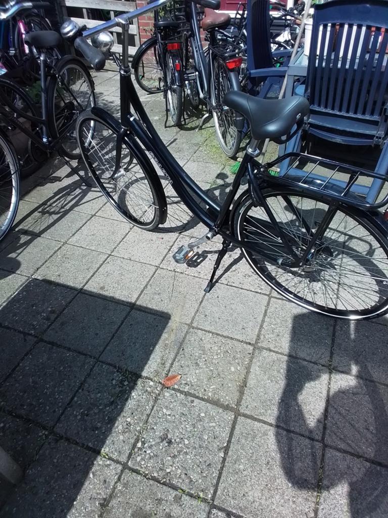 Sparta omafiets, Ophalen, Gebruikt