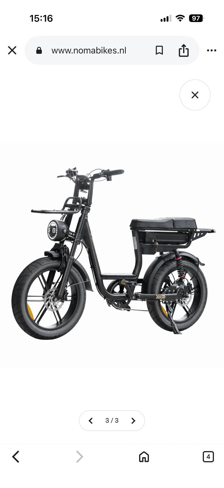 Te koop, nieuw fatbike v20 comfort, 59 cm of meer, Ophalen, Nieuw, Overige merken