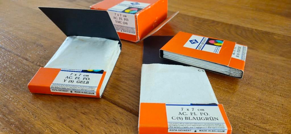 Donkere kamer kleurenfilters, Ophalen of Verzenden