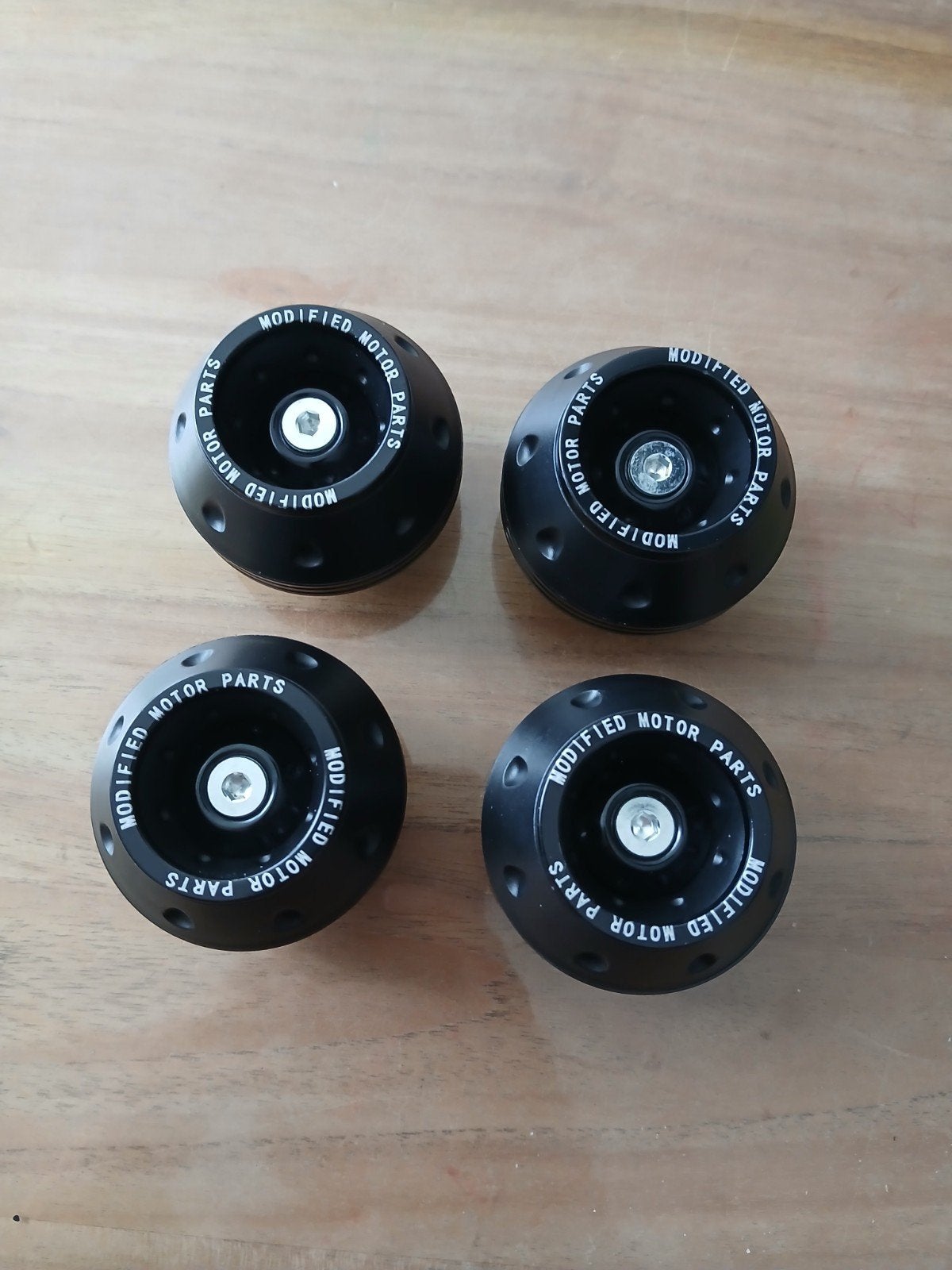 Set van 4 motorfiets frame sliders - zwart, Motoren, Ophalen, Nieuw
