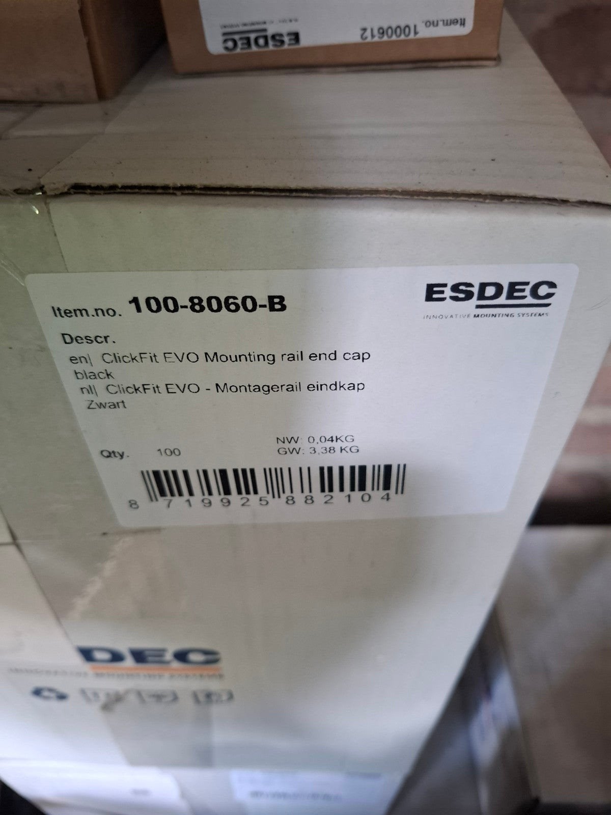 Esdec montagemateriaal/dakgootborstel (nieuw in doos), Ophalen of Verzenden, Nieuw