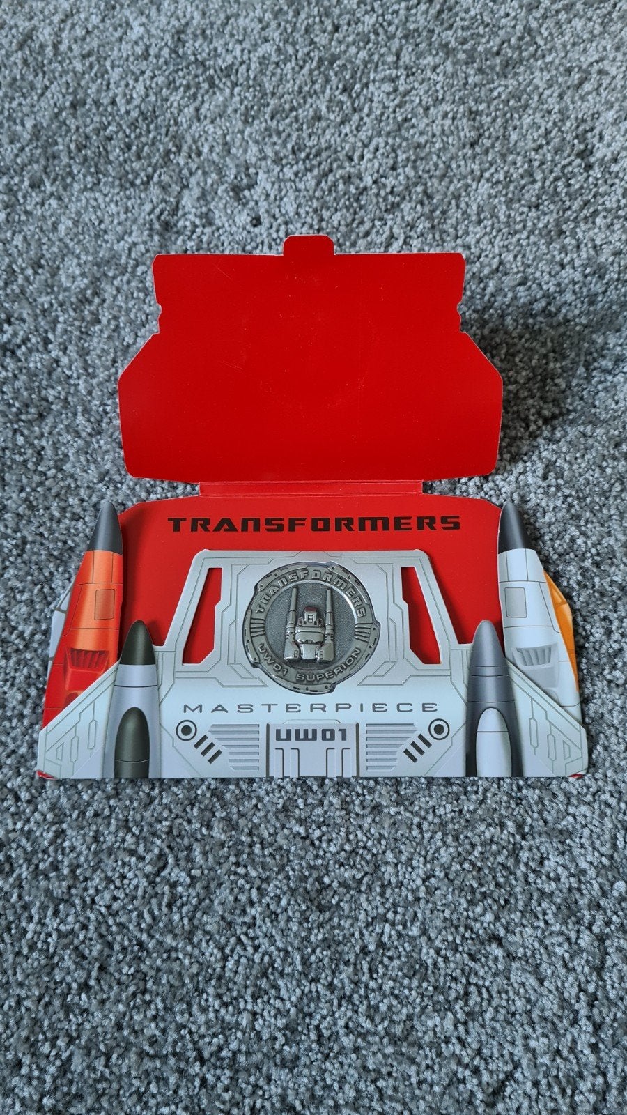 Transformers Masterpiece Unite Warriors UW-01 Superion Coin, Verzamelen, Transformers, Overige generaties, Verzenden, Nieuw, Autobots