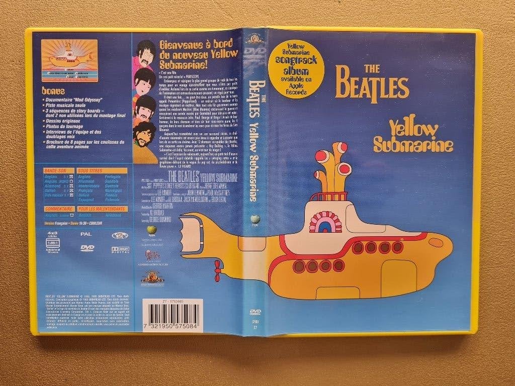 DVD van de Beatles film Yellow Submarine (Franse uitgave), Alle leeftijden, Ophalen of Verzenden, Zo goed als nieuw
