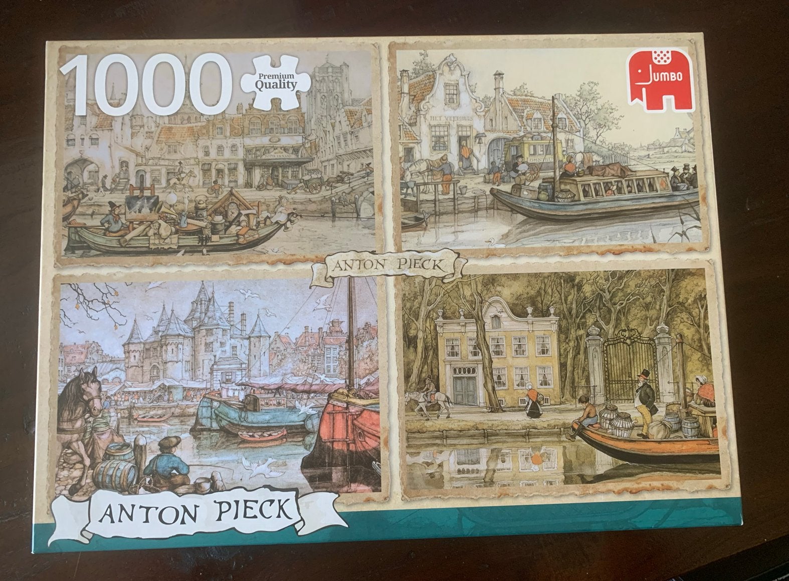Anton Pieck Legpuzzel 1000 stukjes - Jumbo, Ophalen of Verzenden, 500 t/m 1500 stukjes, Gebruikt, Legpuzzel