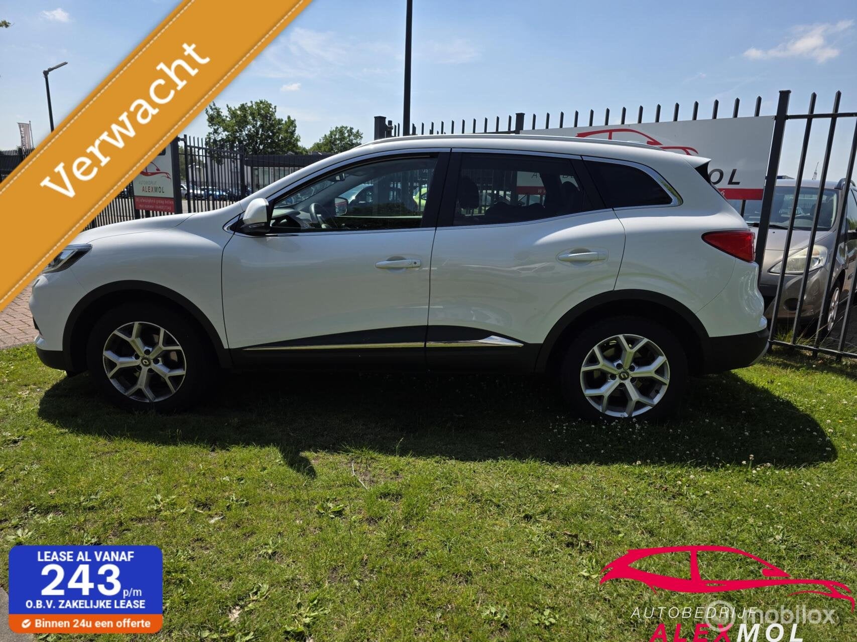 Renault Kadjar 1.3 TCe Intens, Auto's, Gebruikt, Euro 6, 4 cilinders, Wit