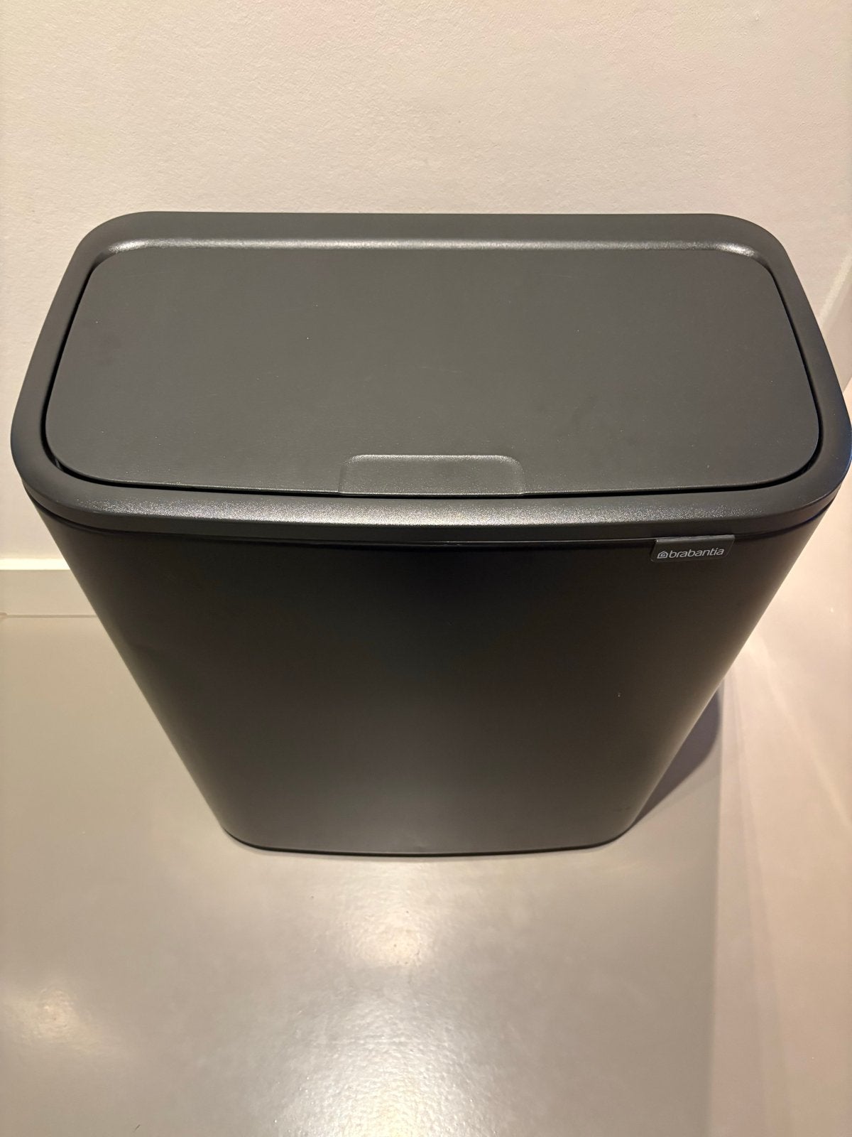 Brabantia Bo Touch Bin 2x30L – Matt Black – zeer nette staat, 40 liter of meer, Ophalen, Zo goed als nieuw, Overige materialen