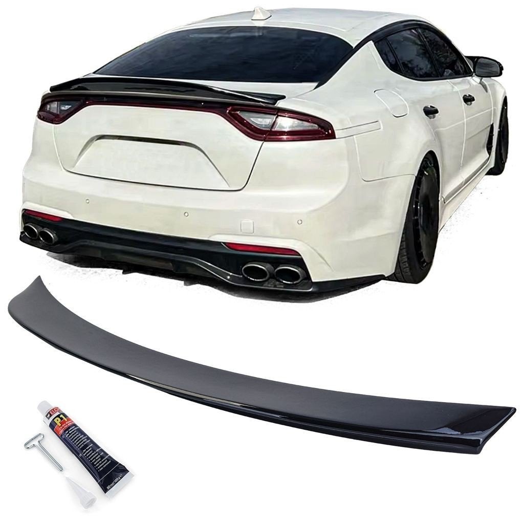 Achterklep Spoiler Voor Kia Stinger Glans Zwart, Verzenden, Automotive Parts, A.parts@hotmail.nl, Trasmolenlaan 12 3447 GZ Woerden