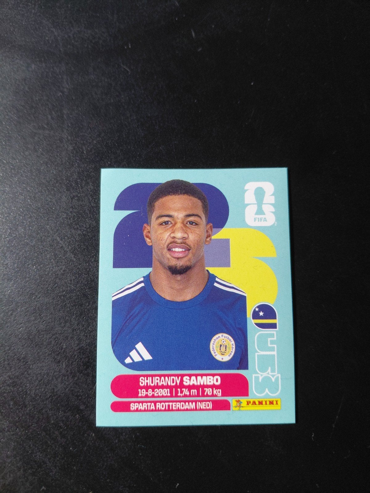 Shurandy sambo (curacao) panini wk 2026 sticker, Verzenden, Nieuw