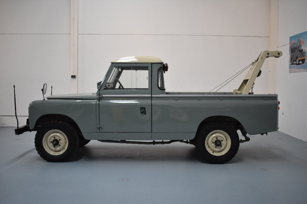 Land Rover takelwagen, oldtimer, in uitzonderlijke staat !, Land Rover, Zwart, Bedrijf, Vierwielaandrijving