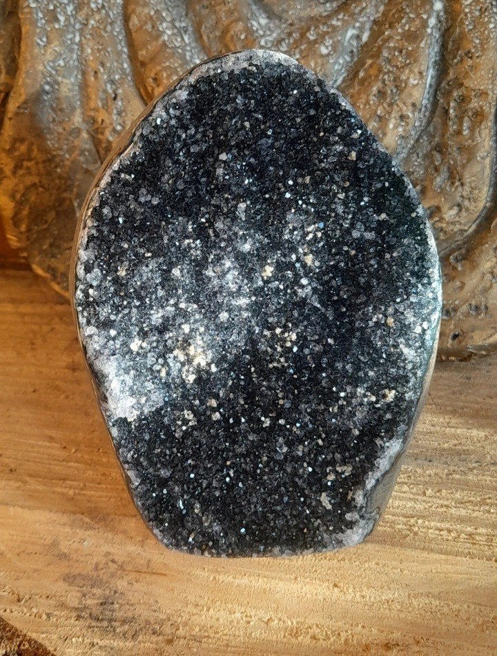 Zwarte Amethist van 285 gram., Ophalen of Verzenden