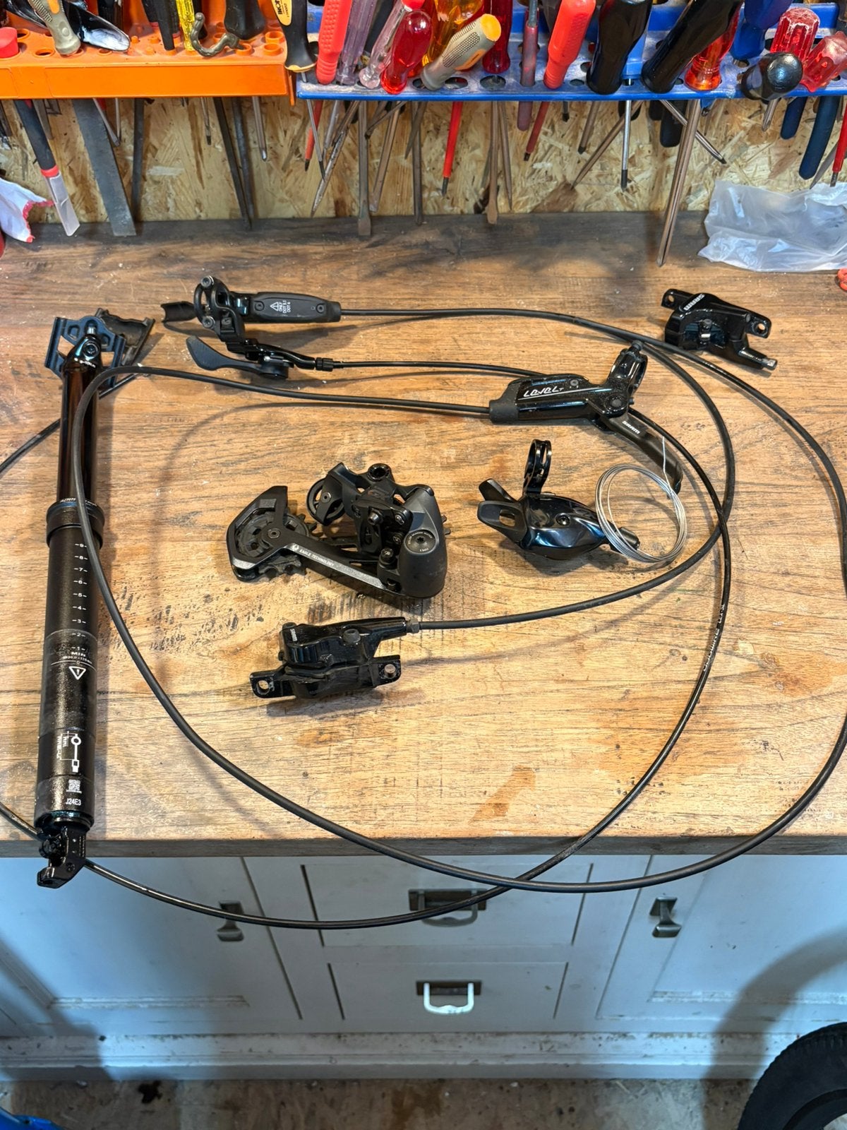 Sram GX achterderailleur en shifter, Fietsen en Brommers, Ophalen of Verzenden, Zo goed als nieuw, Mountainbike