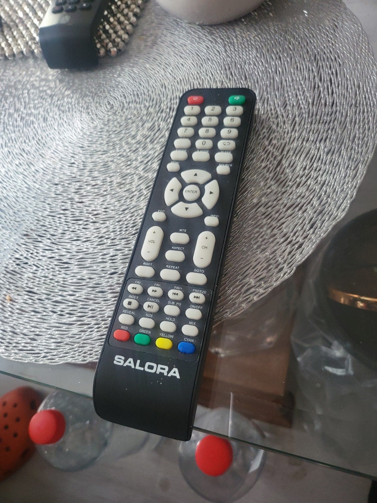 Salora afstandsbediening - Gebruikt, Audio, Tv en Foto, Ophalen of Verzenden, Gebruikt, Origineel, Tv