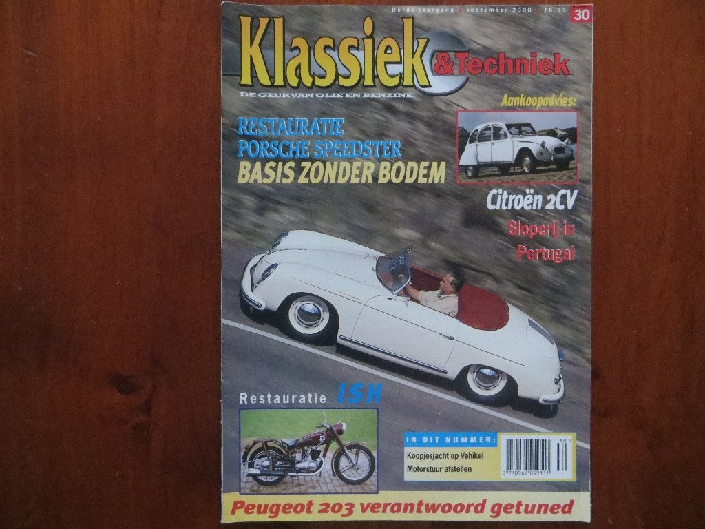 Klassiek & Techniek 30 Porsche 356 Speedster, ISH 49 (1952), Verzenden, Nieuw, Porsche