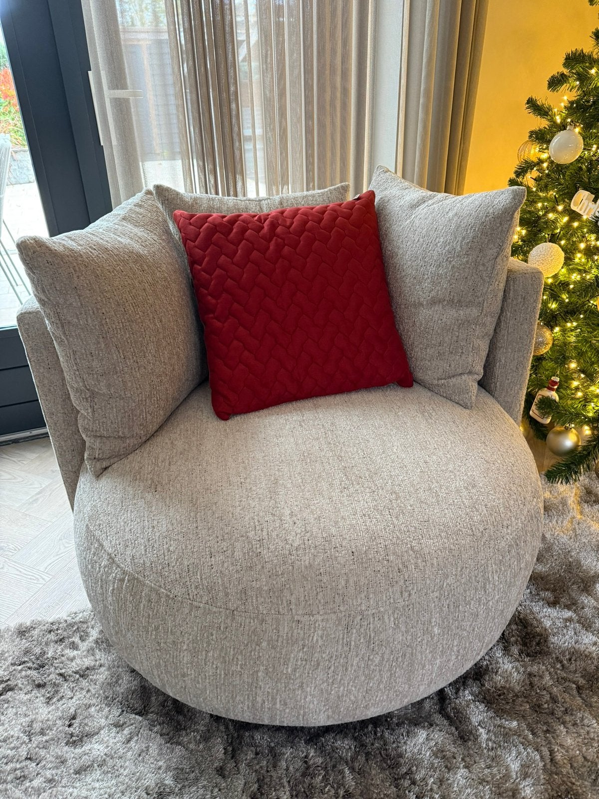 Claudi sierkussen Suprine rood 50x50 cm – nieuw met kaartje, Vierkant, Nieuw, Ophalen of Verzenden, Sierkussen