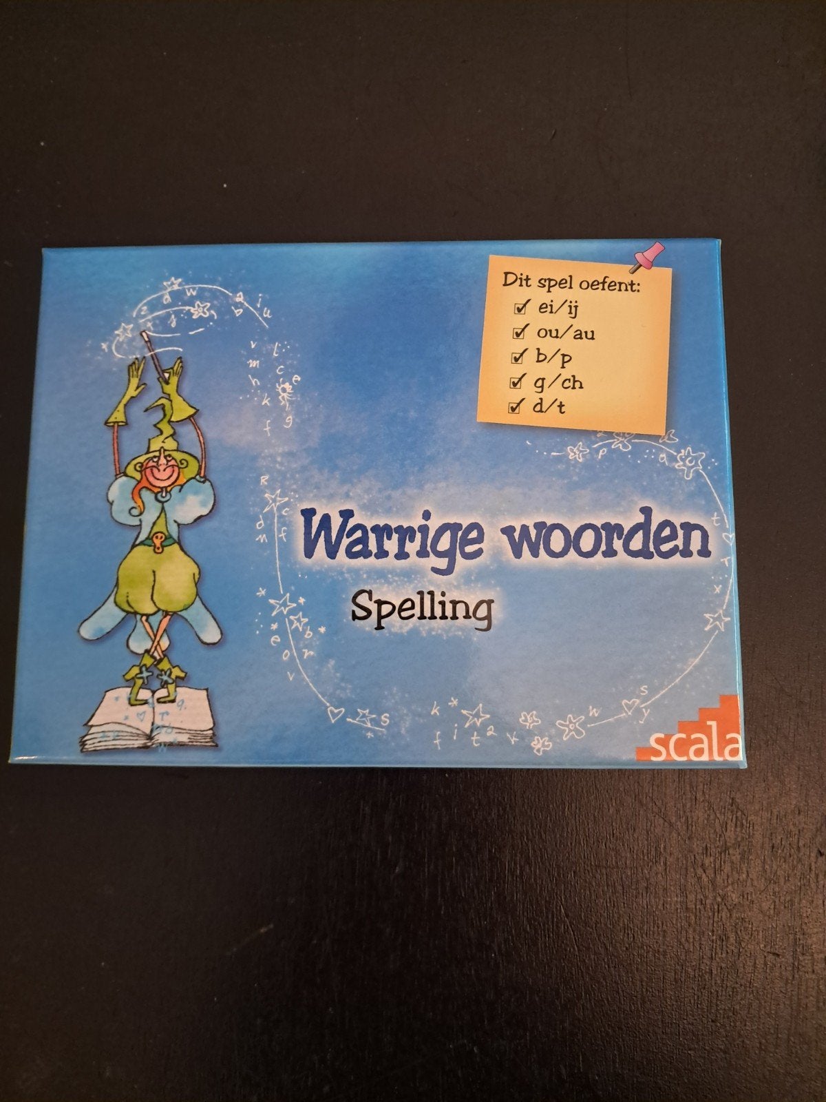 Warriage Woorden Spelling - Educatief Kaartspel Scala, Vijf spelers of meer, Verzenden, Zo goed als nieuw, Scala