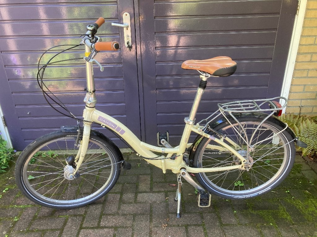 Twee Dahon vouwfietsen, Fietsen en Brommers, Fietsen | Vouwfietsen, Ophalen, Gebruikt, Velgrem, 16 tot 18 inch