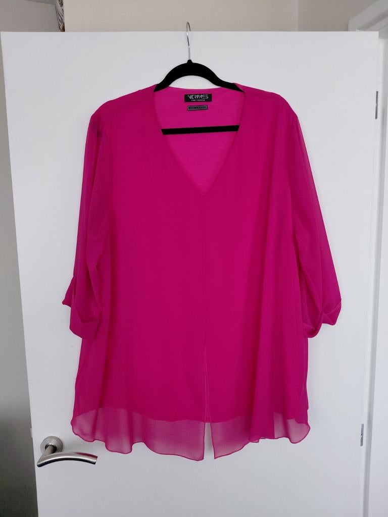 Te Koop: VERPASS Blouse,  mt 46/48. Fuchsia Roze., Verpass, Blouse of Tuniek, Ophalen of Verzenden, Zo goed als nieuw