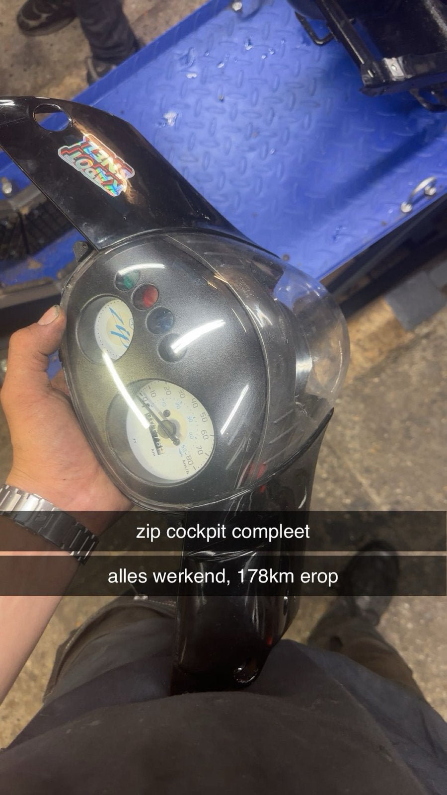 piaggio zip cockpit / teller, Ophalen of Verzenden, Zo goed als nieuw