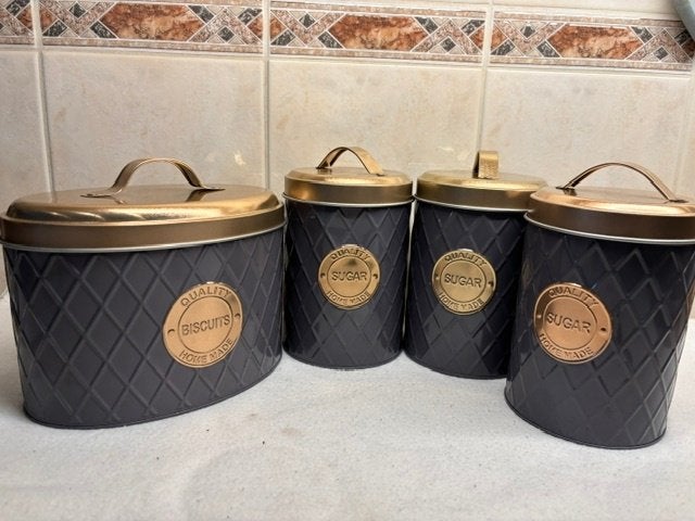 Blikken Keuken Set 4-Delig, Ophalen of Verzenden