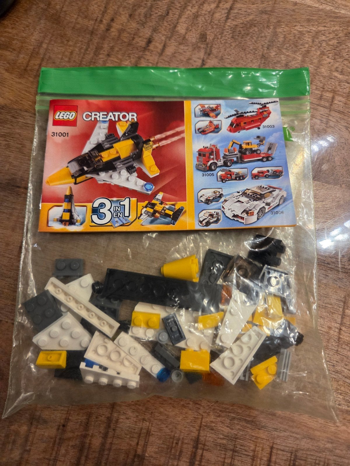 LEGO Creator 31001 Straaljager 3-in-1 set, Ophalen, Lego, Zo goed als nieuw, Creator