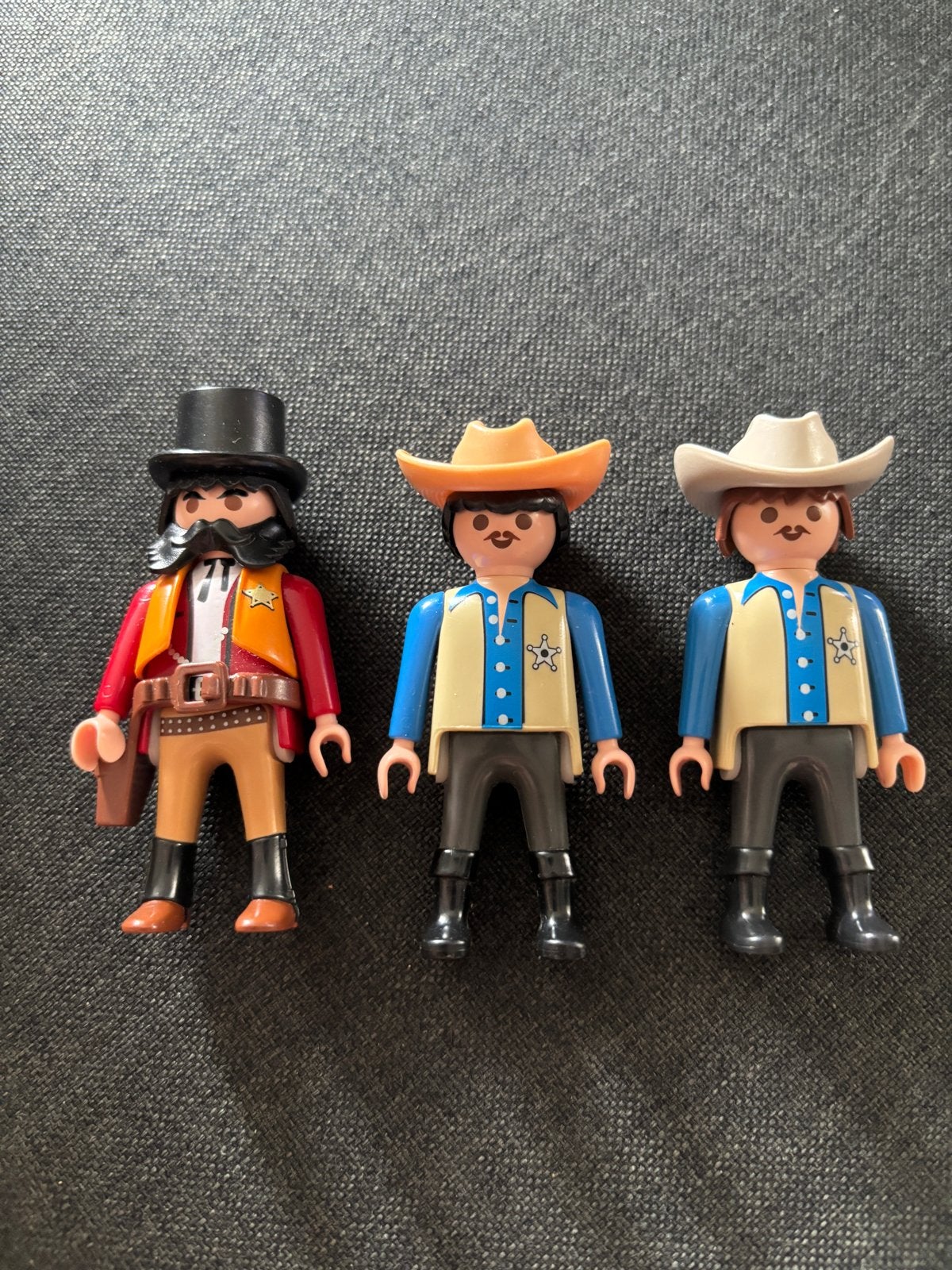 3 Playmobil Sheriffs - Modern, Gebruikt, Losse onderdelen, Figuren, Historisch