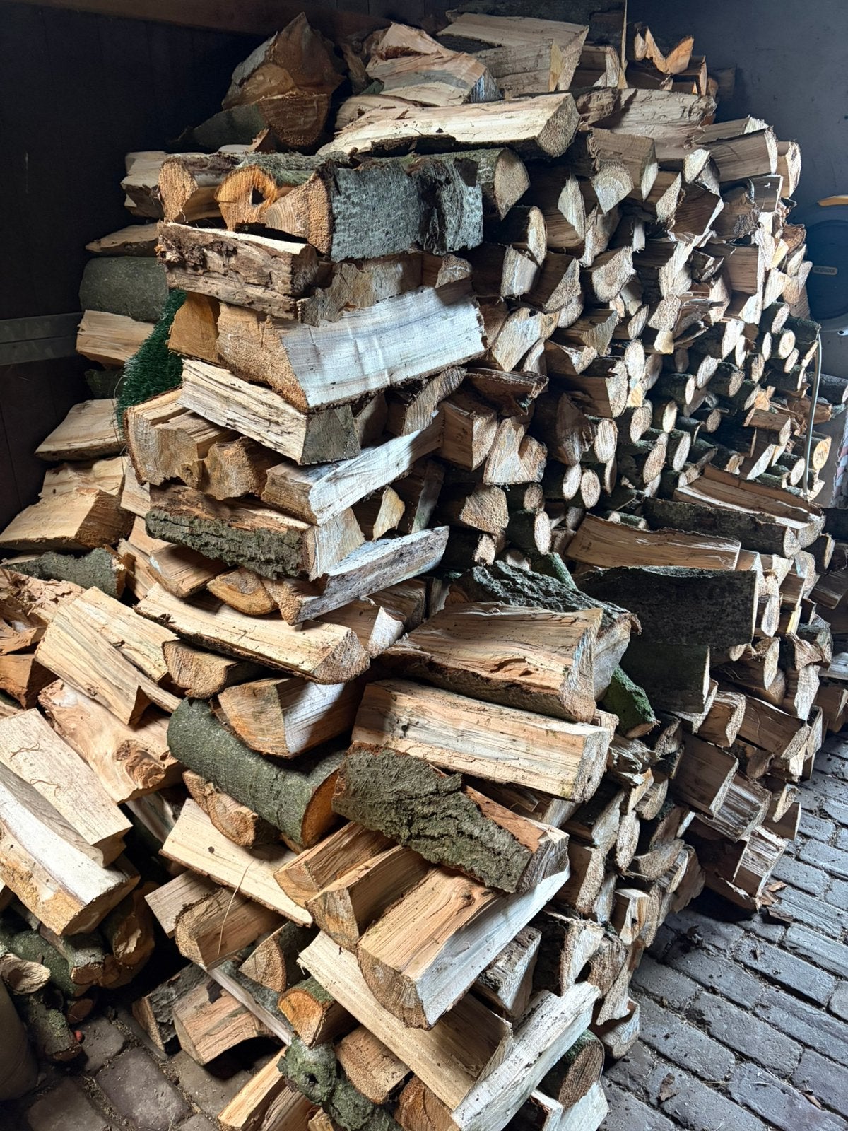 4 kuub haardhout, Minder dan 3 m³, Ophalen