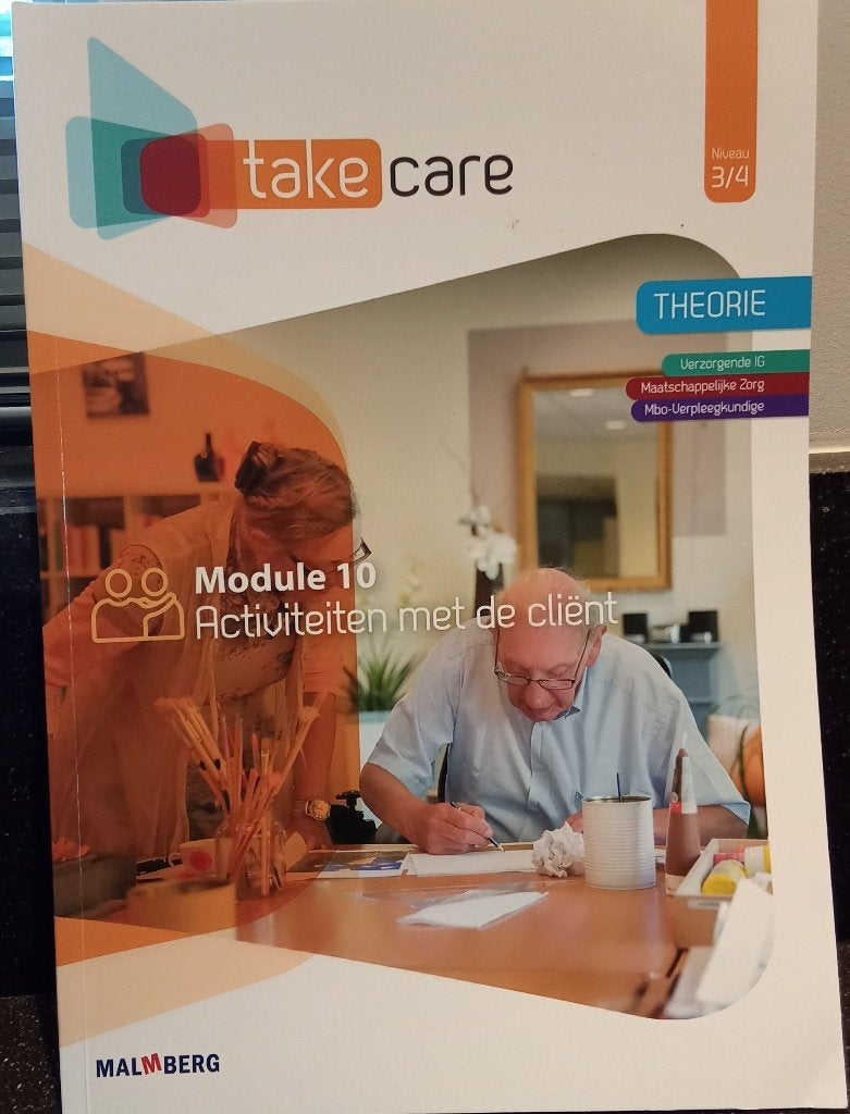 Take care module 10 activiteiten met de cliënt, Boeken, Verzenden, Beta, Gelezen, MBO