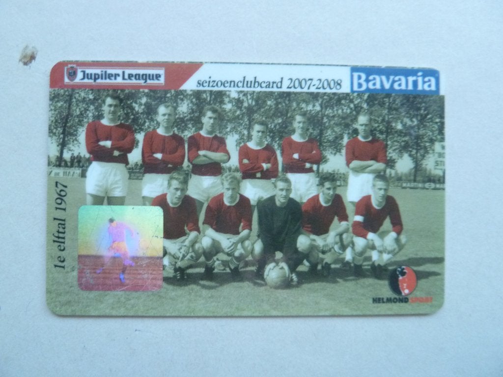 Seizoensclubcard  Helmond Sport 2007/08.Blauwe achterkant, Ophalen of Verzenden, Zo goed als nieuw, Overige binnenlandse clubs