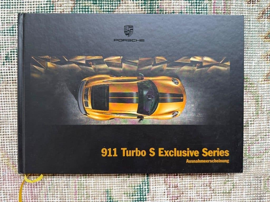 Brochure Porsche 911 Turbo S Exclusive Series 991 2017 nieuw, Porsche, Nieuw, Ophalen of Verzenden, Porsche