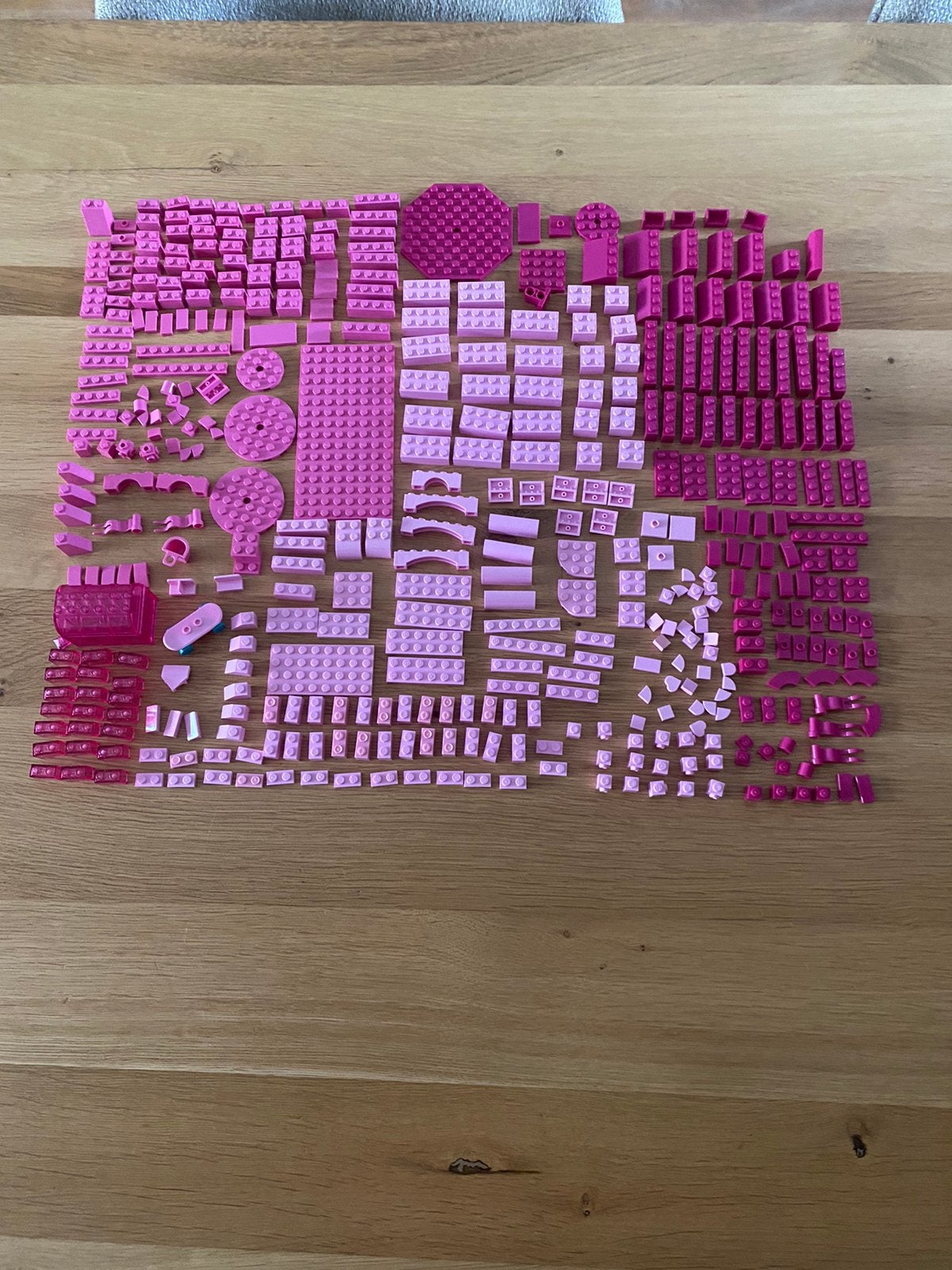 Lego bouwstenen rosé en paarse, Ophalen of Verzenden, Zo goed als nieuw