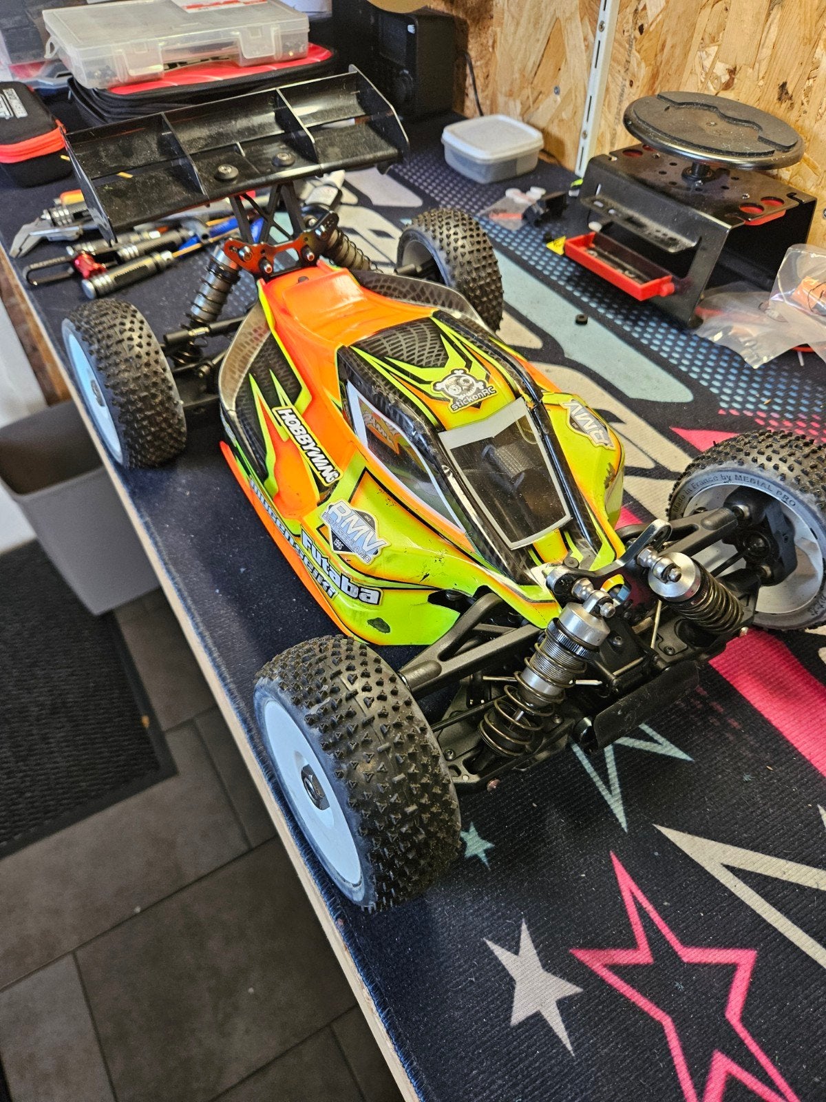Mugen mbx8 wedstrijdauto, Elektro, Gebruikt, Auto offroad, Ophalen of Verzenden