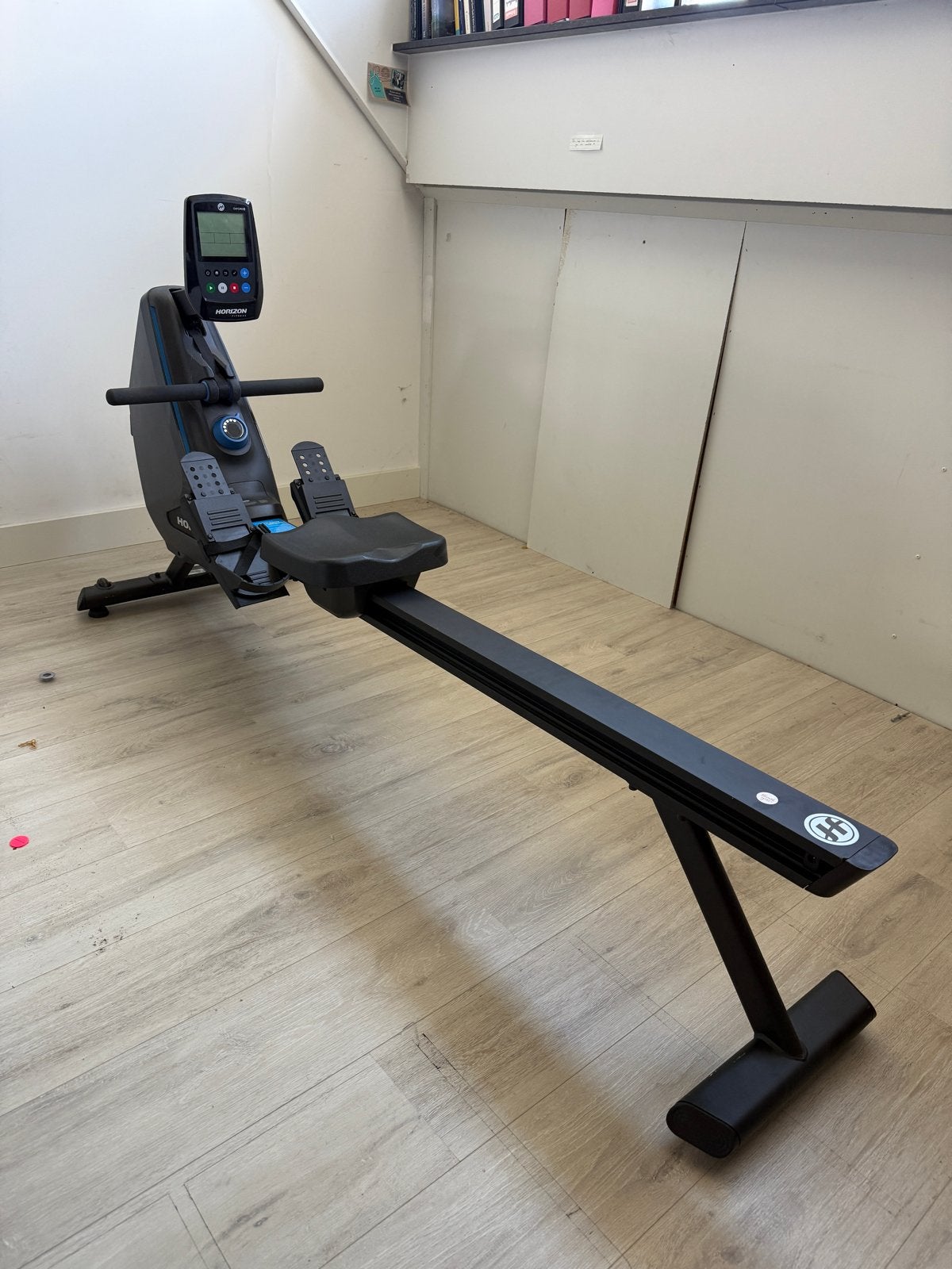 Horizon Fitness Oxford 6 Roeitrainer - Zo goed als nieuw, Armen, Ophalen of Verzenden, Zo goed als nieuw, Metaal