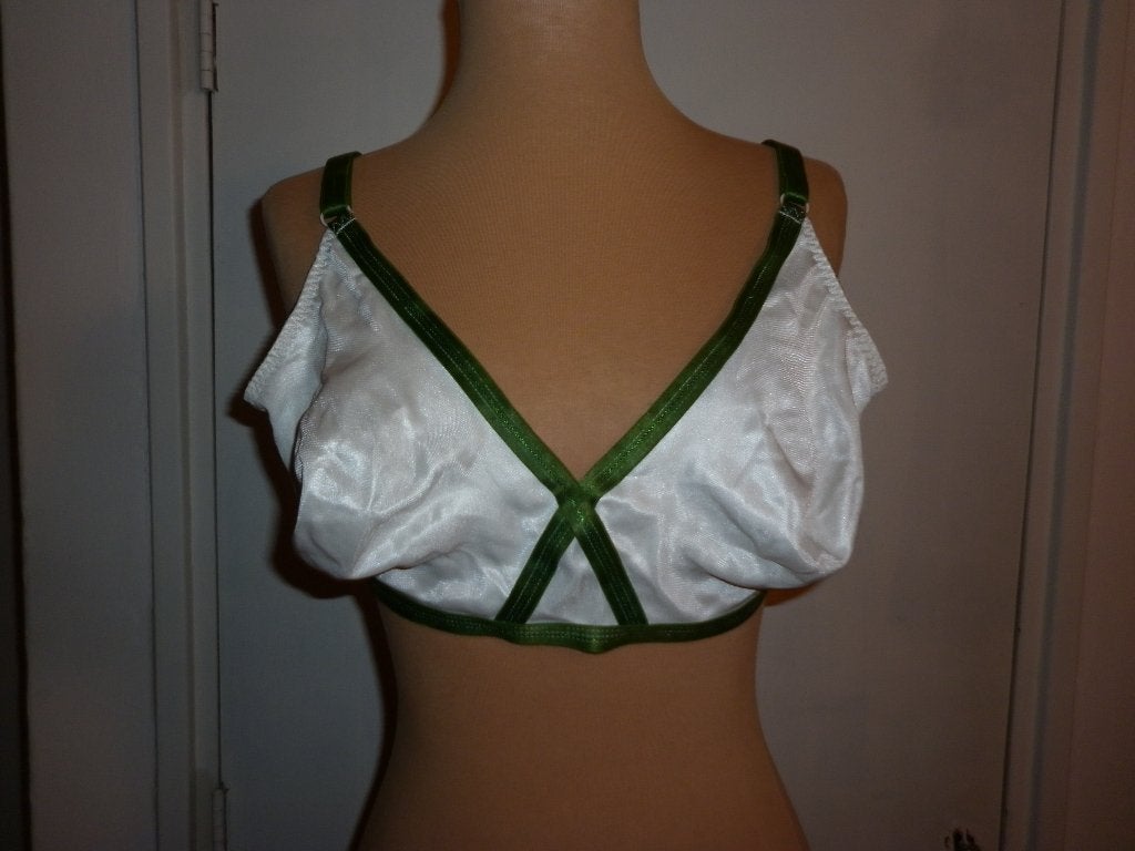 Bh zonder beugels maat:  90D, Verzenden, Wit, BH