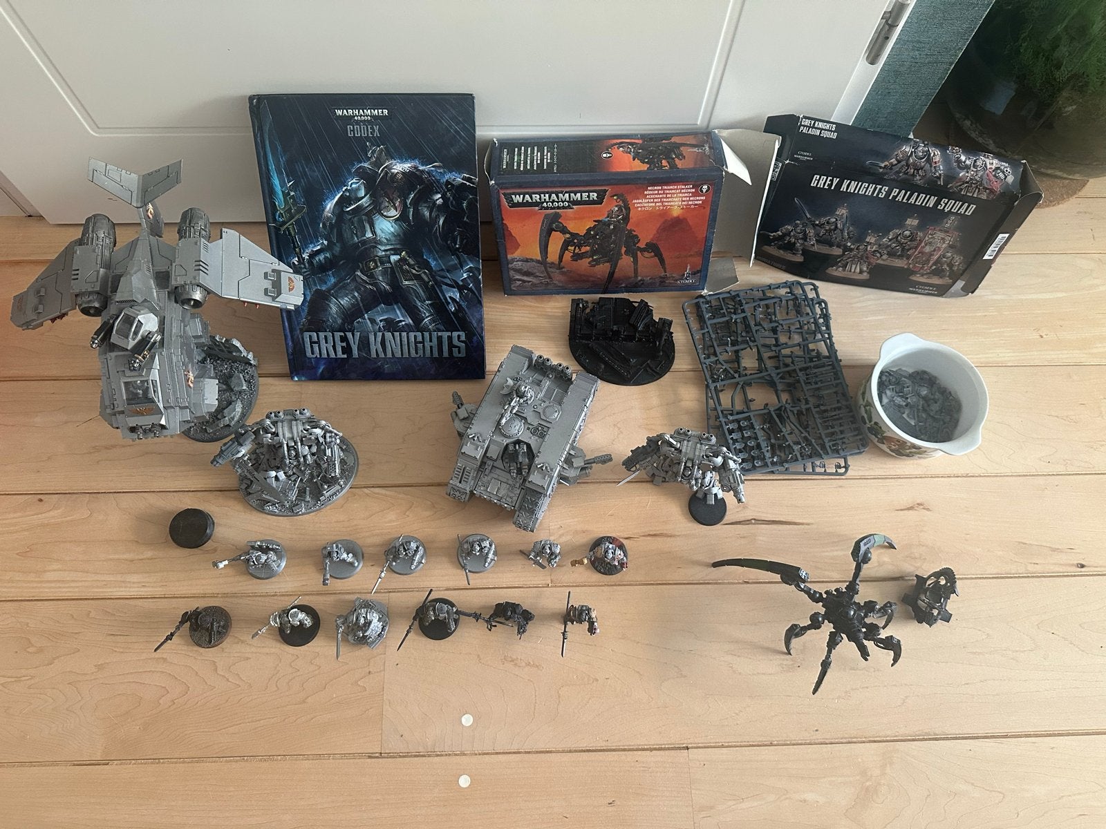 Warhammer 40K Bundel: Grey Knights & Necron Triarch Stalker, Ophalen, Gebruikt