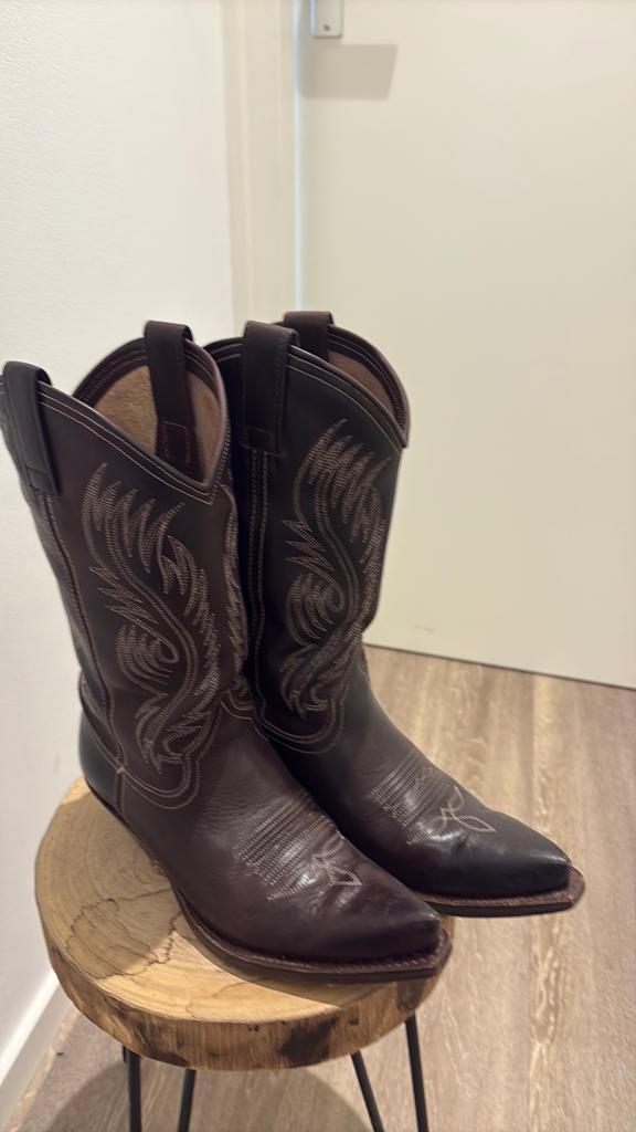 Sendra boots cowboylaarzen mt 38 bruin incl verzenden, Hoge laarzen, Bruin, Ophalen of Verzenden, Zo goed als nieuw