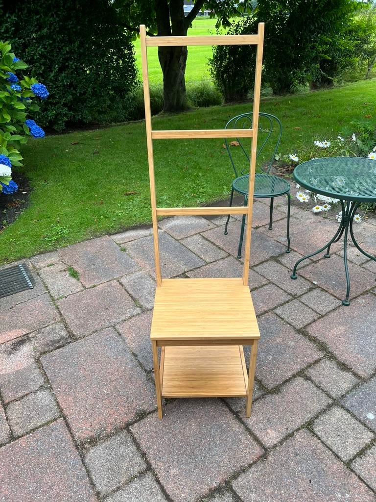 Ikea stoel met handdoekrek, Ophalen of Verzenden, Gebruikt
