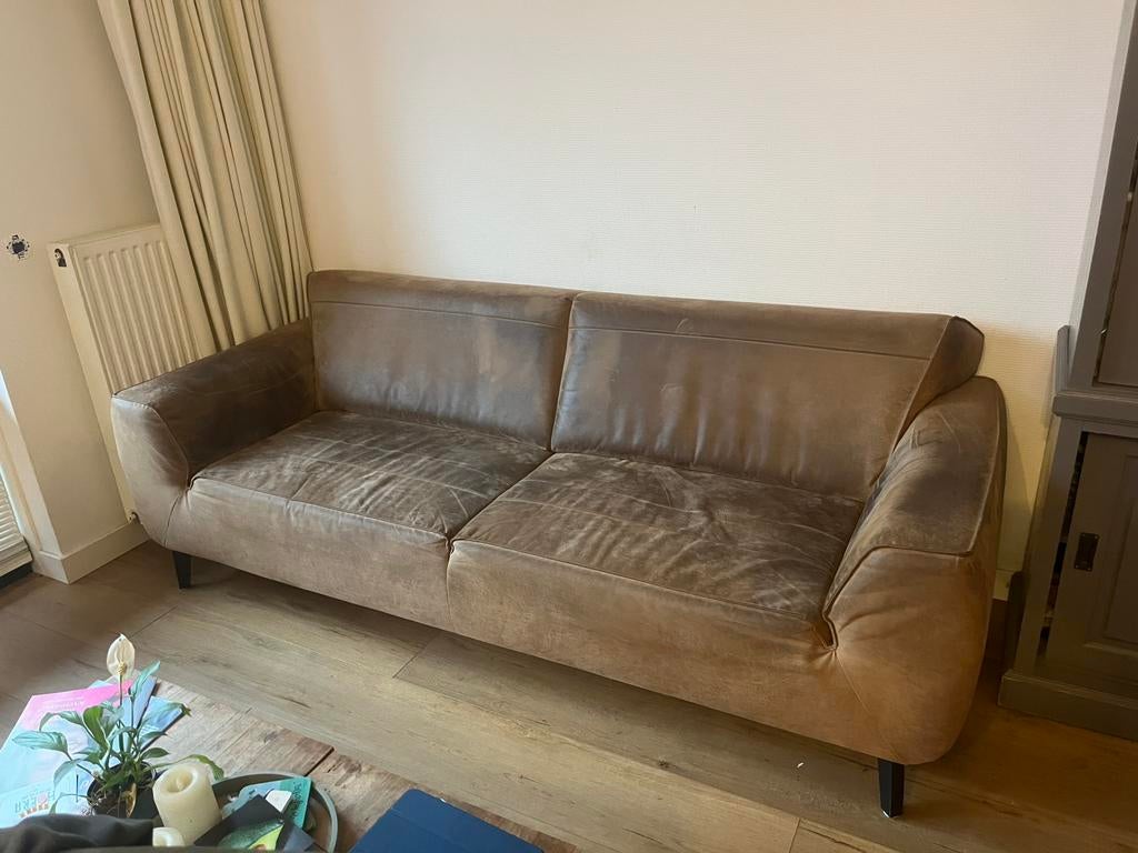 Microleder bank gratis af te halen, Ophalen, Gebruikt, Driepersoons, 75 tot 100 cm