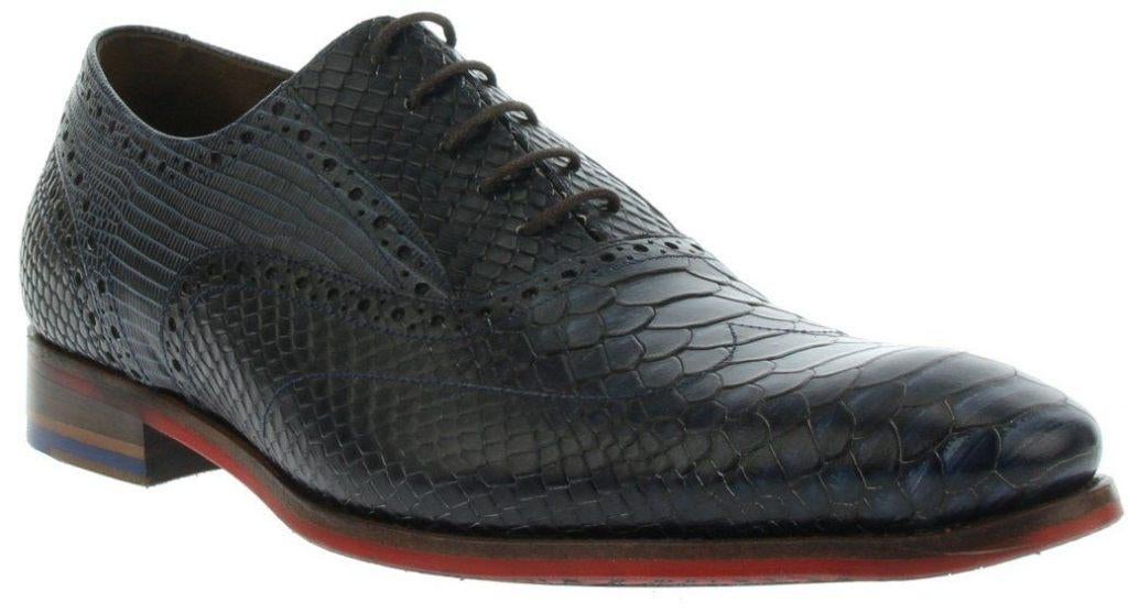 Floris van Bommel maat 9,5 G 1/2 herenschoenen, Blauw, Floris van Bommel, Nieuw, Ophalen of Verzenden
