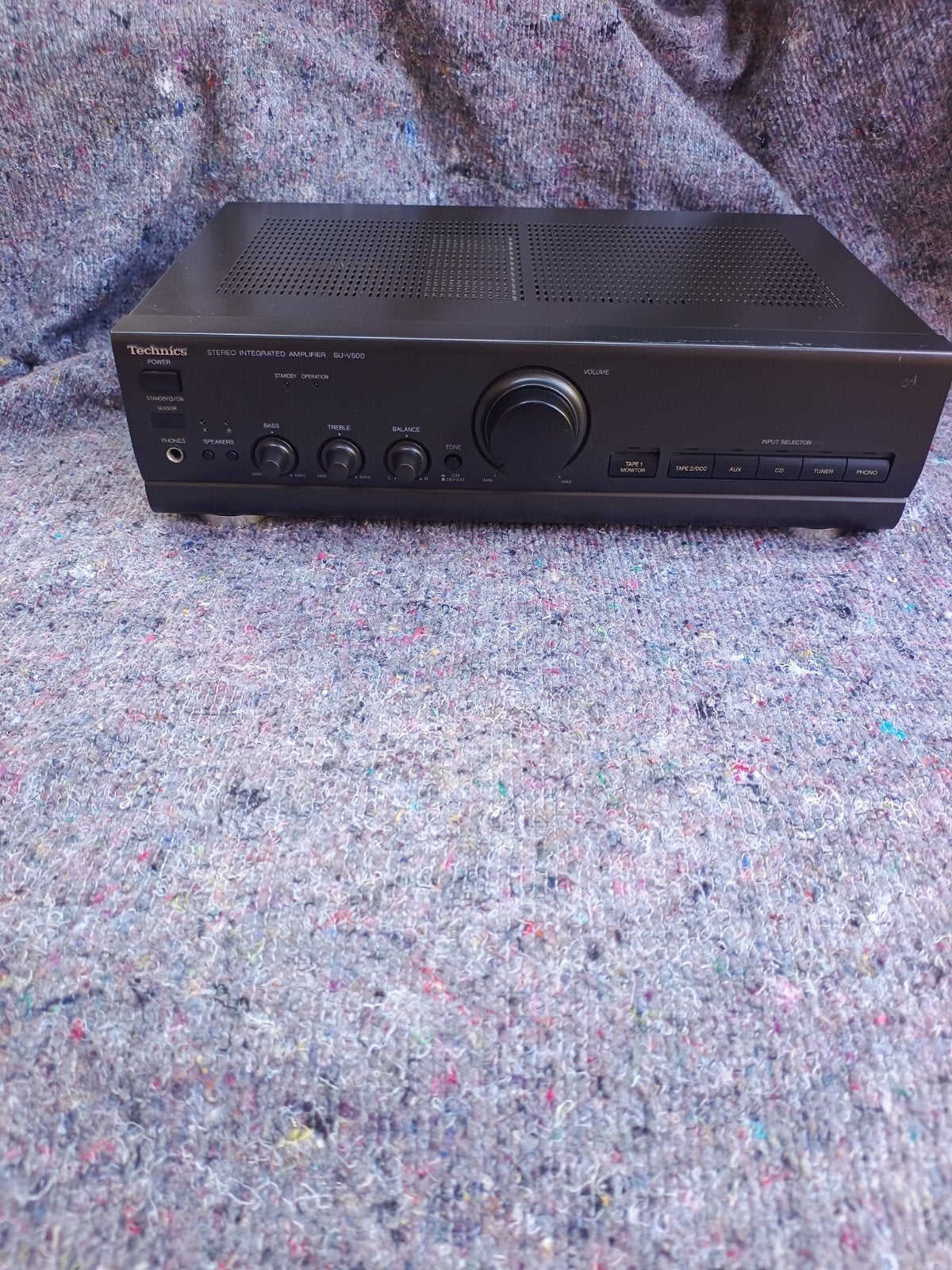 Technics SU-V500 Stereo Geïntegreerde Versterker, Overige merken, Ophalen of Verzenden, Zo goed als nieuw, 60 tot 120 watt